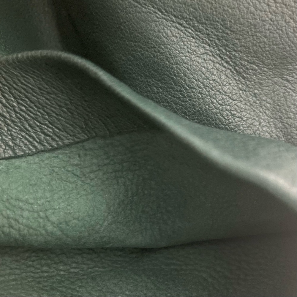 🦚 J. Crew Collection 100% Genuine Leather Hunter Green Pant - Picture 8 of 10